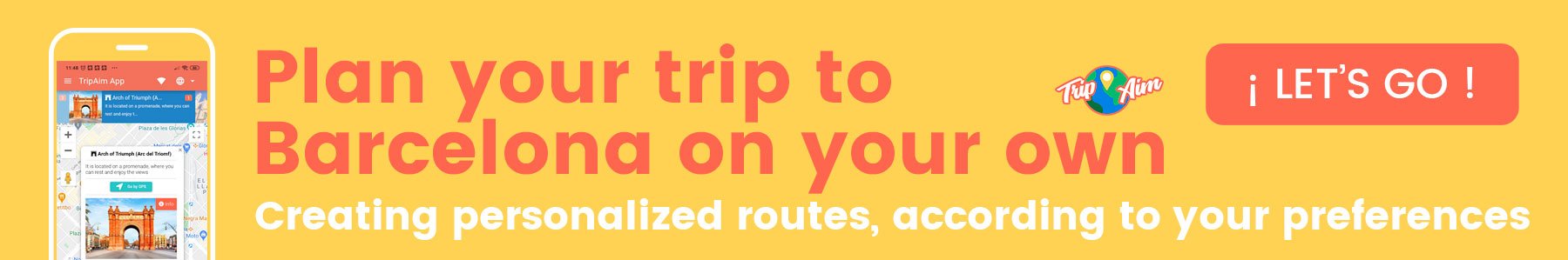 Tourist routes in Barcelona